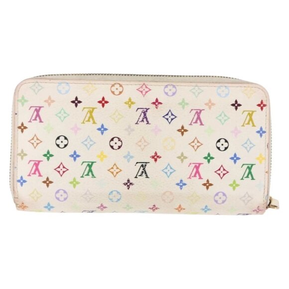 LOUIS VUITTON Monogram Multicolor Zippy Wallet Wallet White - Picture 3 of 15